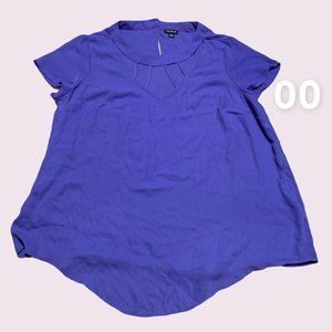 Torrid 00 Purple Chiffon Bloues